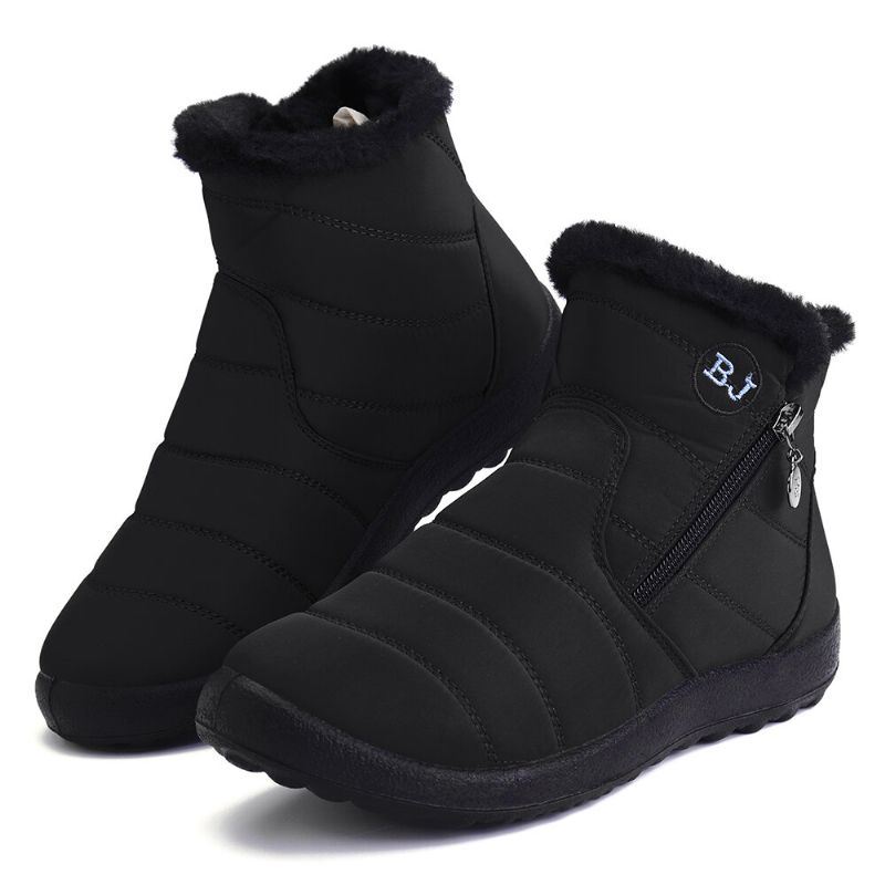 Dames Casual Warm Houden Enkel Snowboots Met Rits