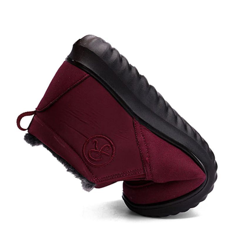 Dames Comfortabele Warme Voering Waterdichte Slip-on Snowboots