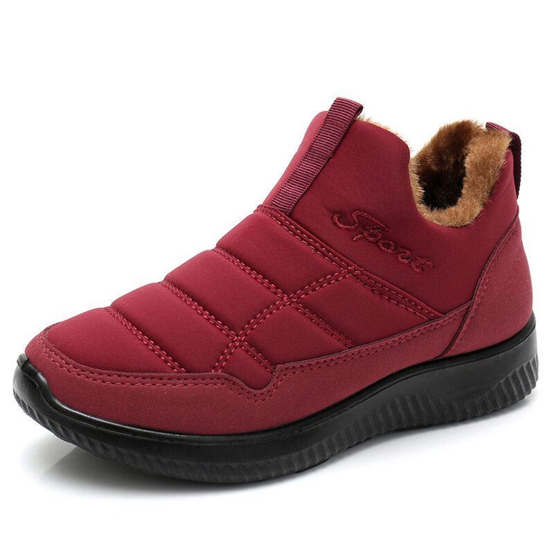 Dames Comfortabele Winter Warme Voering Waterdichte Antislip Snowboots