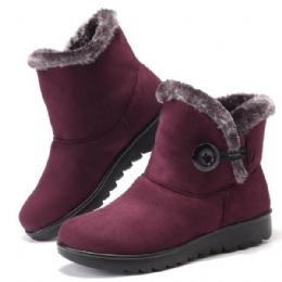 Dames Gesp Comfortabel Warm Houden Zachte Enkel Snowboots