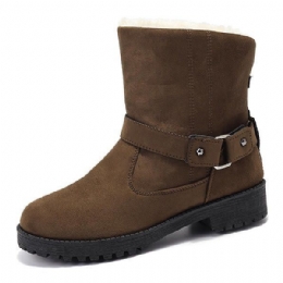 Dames Grote Maat Winter Bontvoering Houd Warme Snowboots