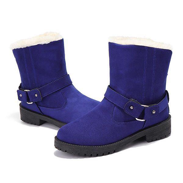 Dames Grote Maat Winter Bontvoering Houd Warme Snowboots