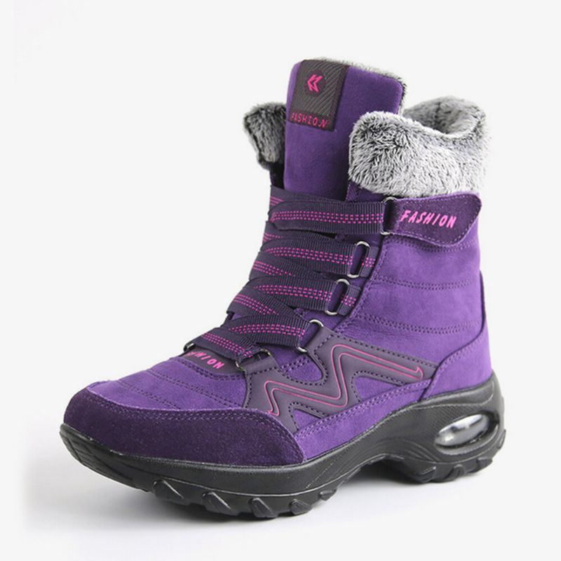 Dames Luchtkussen Zachte Zool Warme Outdoor Snowboots