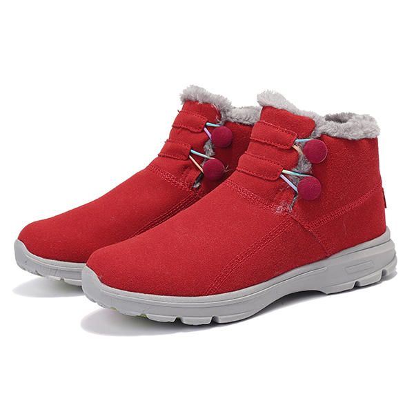 Dames Snowboots Bontvoering Katoen Antislip Outdoor Sportschoenen