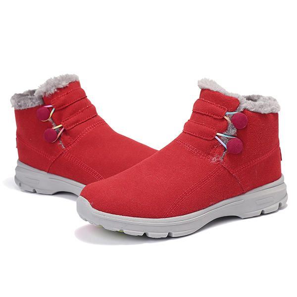 Dames Snowboots Bontvoering Katoen Antislip Outdoor Sportschoenen