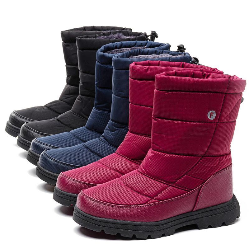 Dames Waterdichte Automatische Schoenveter Winter Snowboots