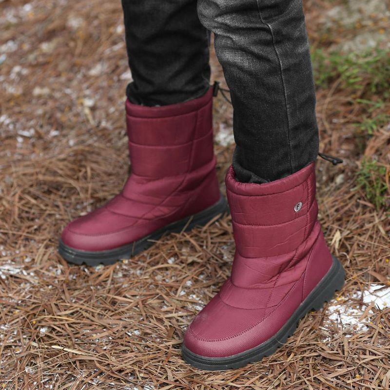 Dames Waterdichte Automatische Schoenveter Winter Snowboots