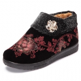 Dames Winter Katoenen Bontvoering Laarzen Casual Outdoor Pluche Flats