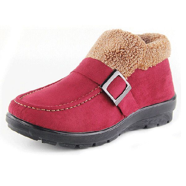 Enkellaarsjes Dames Winter Bontvoering Warm Houden Snowboots