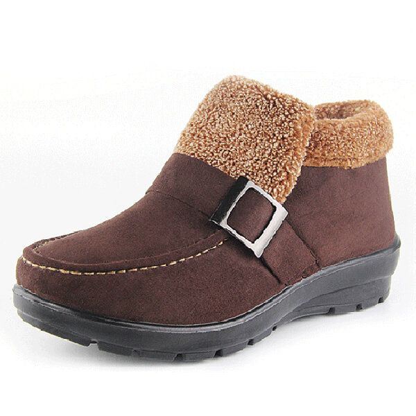 Enkellaarsjes Dames Winter Bontvoering Warm Houden Snowboots