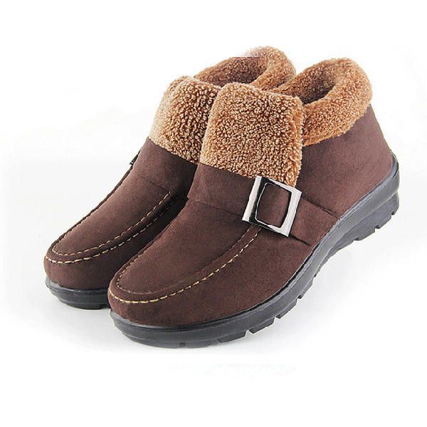 Enkellaarsjes Dames Winter Bontvoering Warm Houden Snowboots