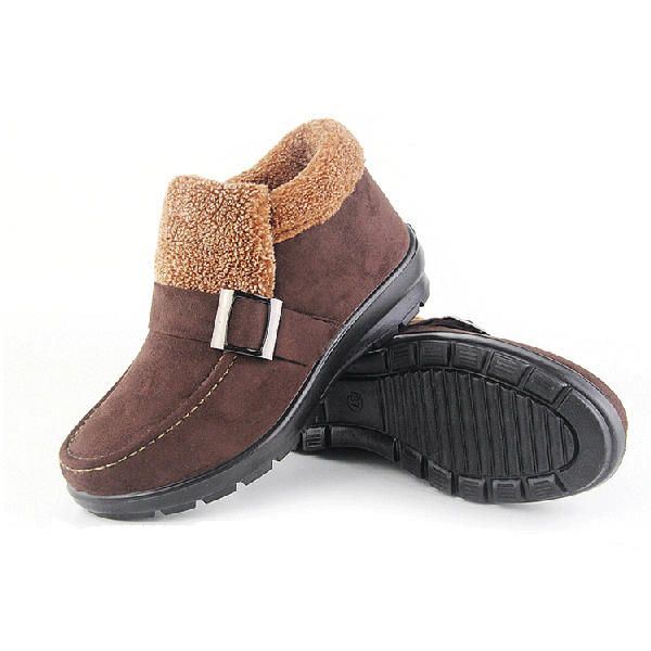 Enkellaarsjes Dames Winter Bontvoering Warm Houden Snowboots