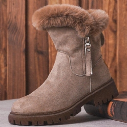 Grote Maat Dames Casual Zij-zip Comfy Winter Snowboots