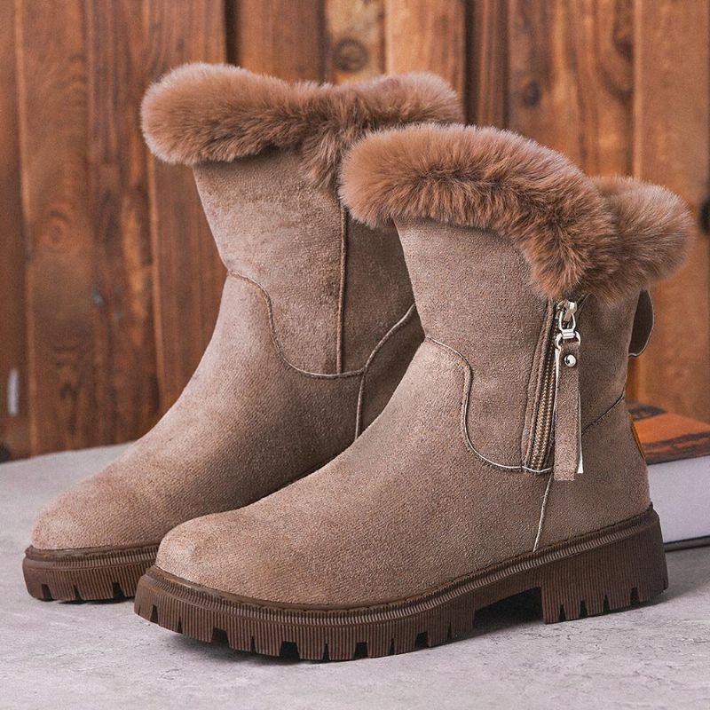 Grote Maat Dames Casual Zij-zip Comfy Winter Snowboots