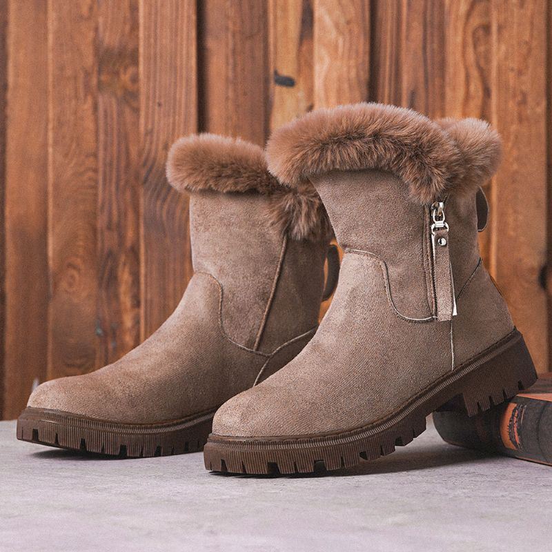 Grote Maat Dames Casual Zij-zip Comfy Winter Snowboots