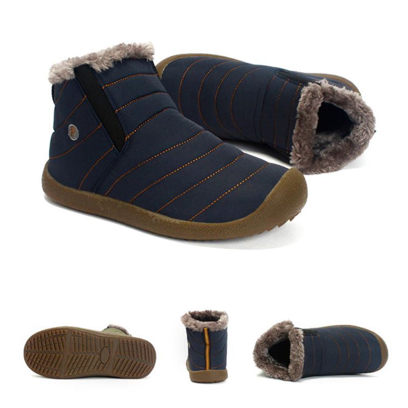 Heren Big Size Warme Fluff Waterdichte Snowboots