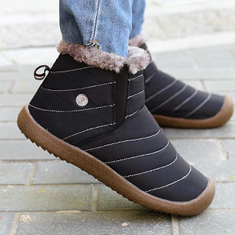 Heren Big Size Warme Fluff Waterdichte Snowboots