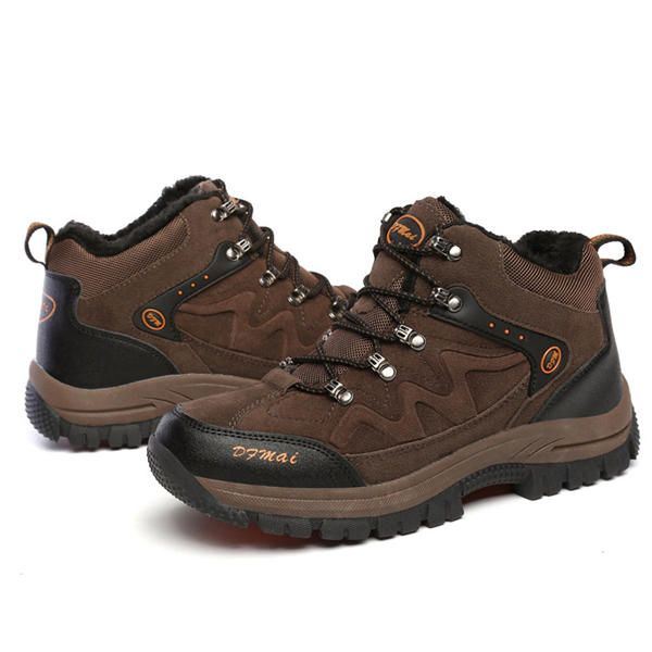 Heren Big Size Winter Unisex Warm Houden Casual Pluche Sport Loopschoenen Outdoor Laarzen