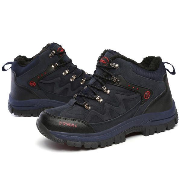 Heren Big Size Winter Unisex Warm Houden Casual Pluche Sport Loopschoenen Outdoor Laarzen