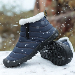 Heren Casual Warme Waterdichte Slip On Snowboots