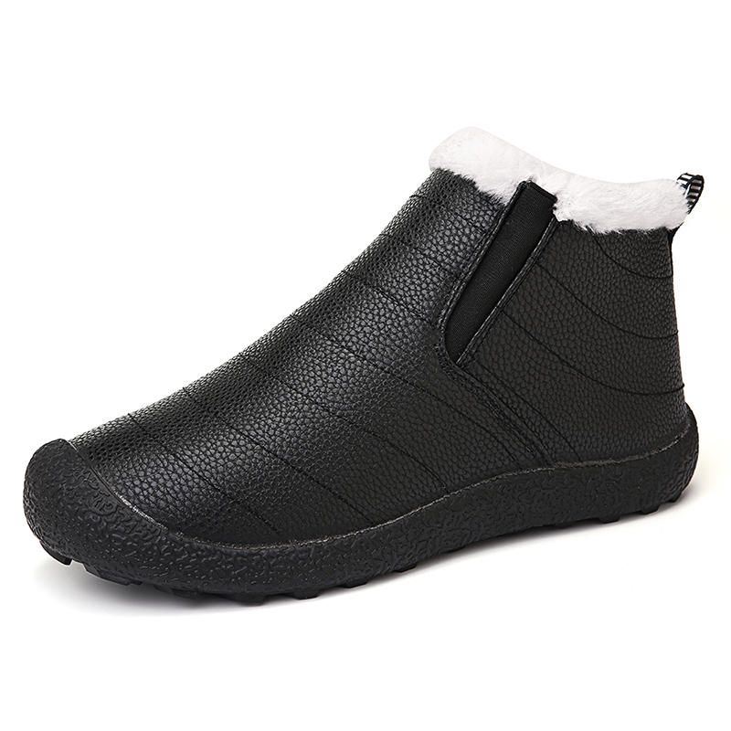 Heren Casual Warme Waterdichte Slip On Snowboots