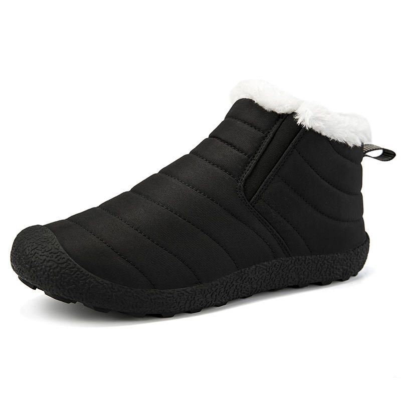 Heren Casual Warme Waterdichte Slip On Snowboots