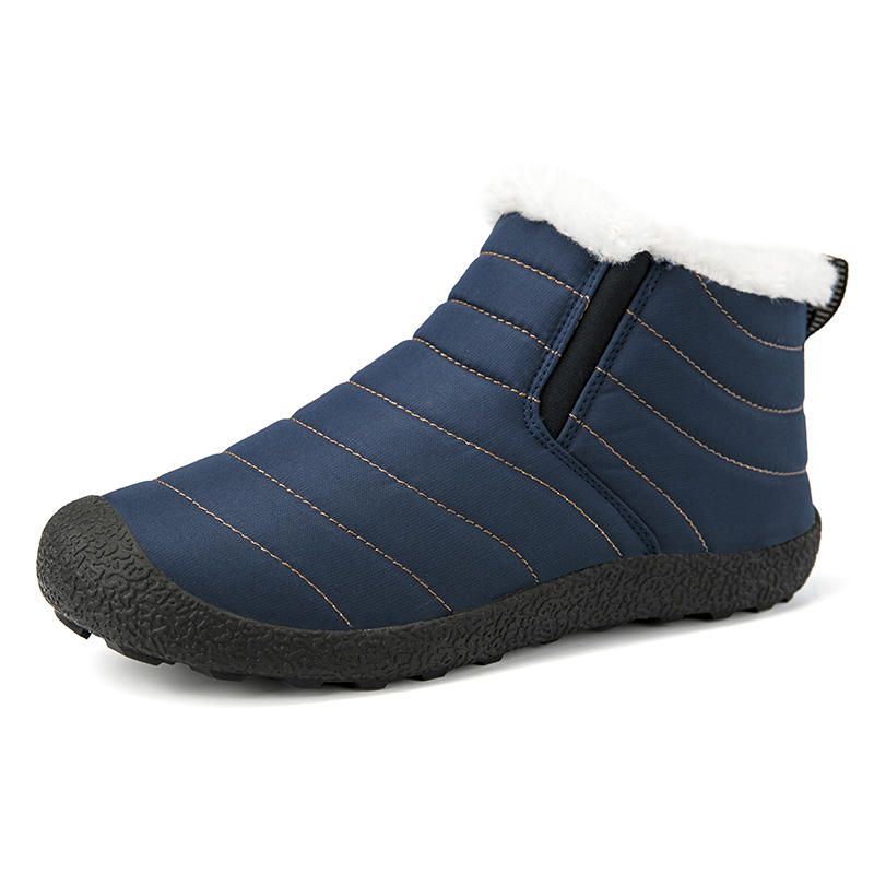 Heren Casual Warme Waterdichte Slip On Snowboots