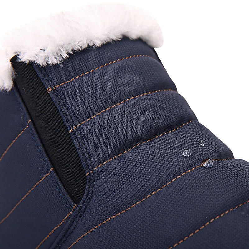 Heren Casual Warme Waterdichte Slip On Snowboots