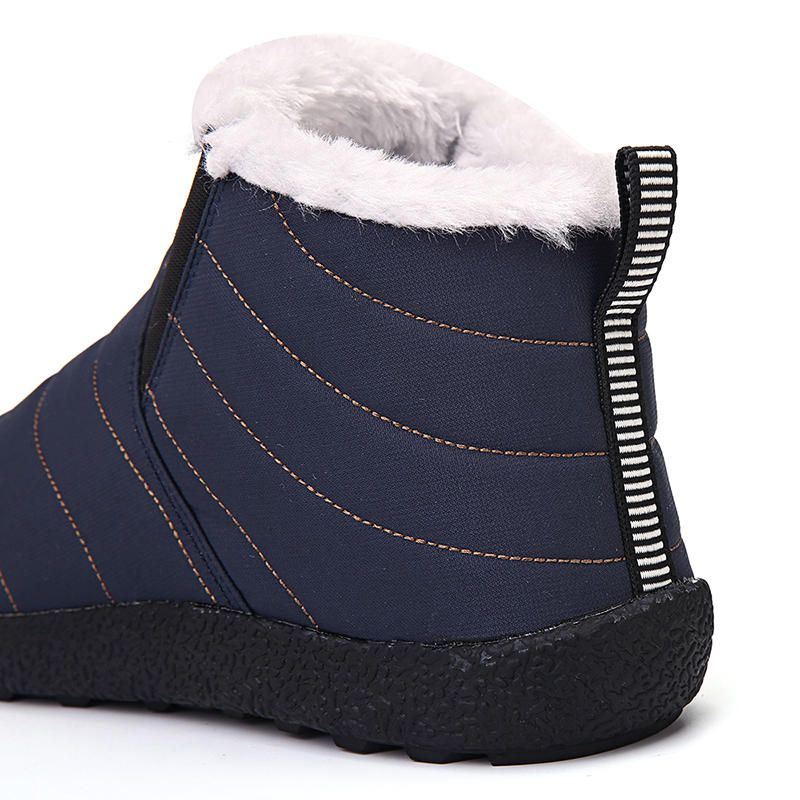 Heren Casual Warme Waterdichte Slip On Snowboots