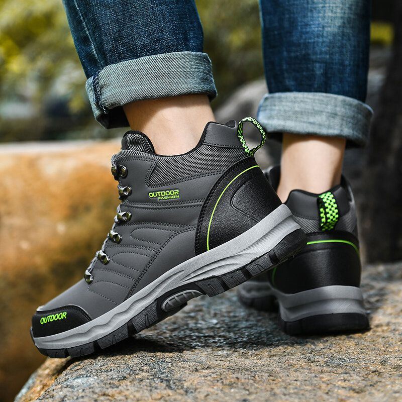 Heren Comfy Anti-collision Toe Cap Antislip Outdoor Sport Casual Wandelschoenen