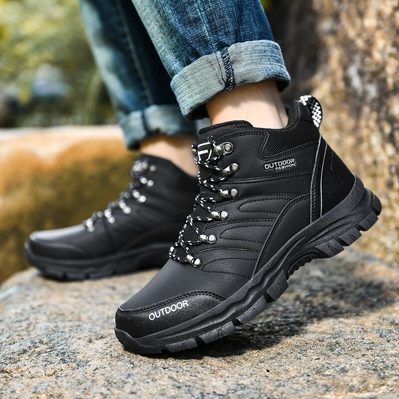 Heren Comfy Anti-collision Toe Cap Antislip Outdoor Sport Casual Wandelschoenen