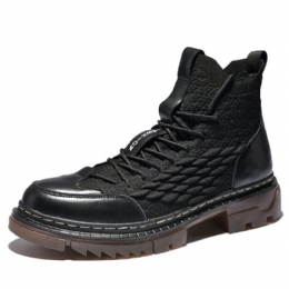 Heren Gebreide Stof Ademende Non-slip Casual Tooling Boots