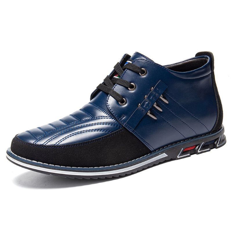 Heren Klassieke Soft Sole Lace-up Business Casual Enkellaarsjes