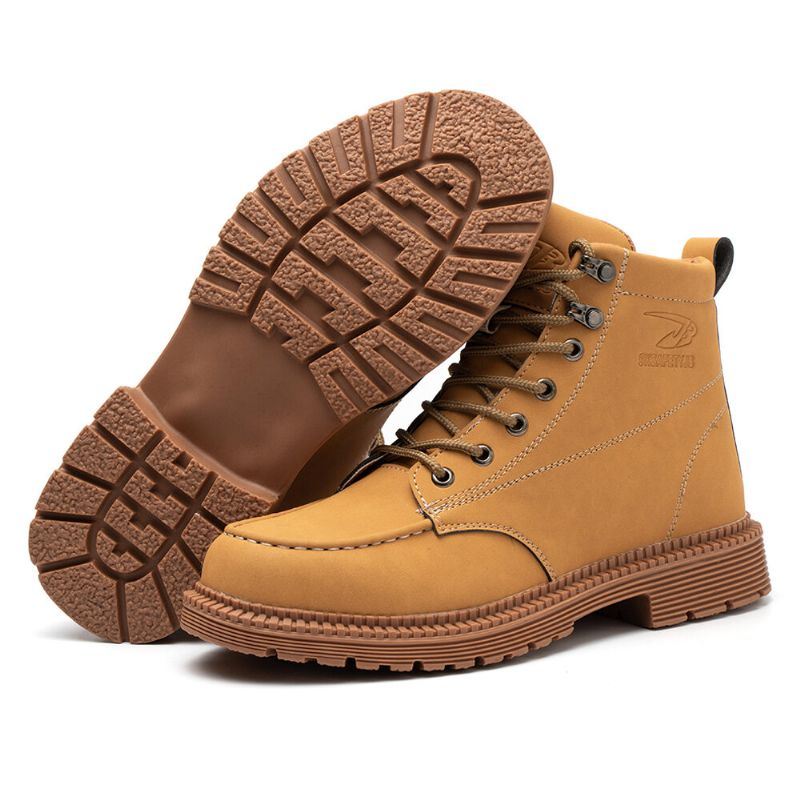 Heren Microfiber Leer Antislip Outdoor Casual Martin Boots