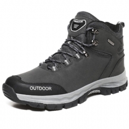 Heren Outdoor Antislip Wandelschoenen Met Zachte Zool En Veters