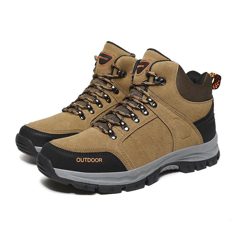 Heren Outdoor Suède Antislip Soft Sole Casual Wandelschoenen