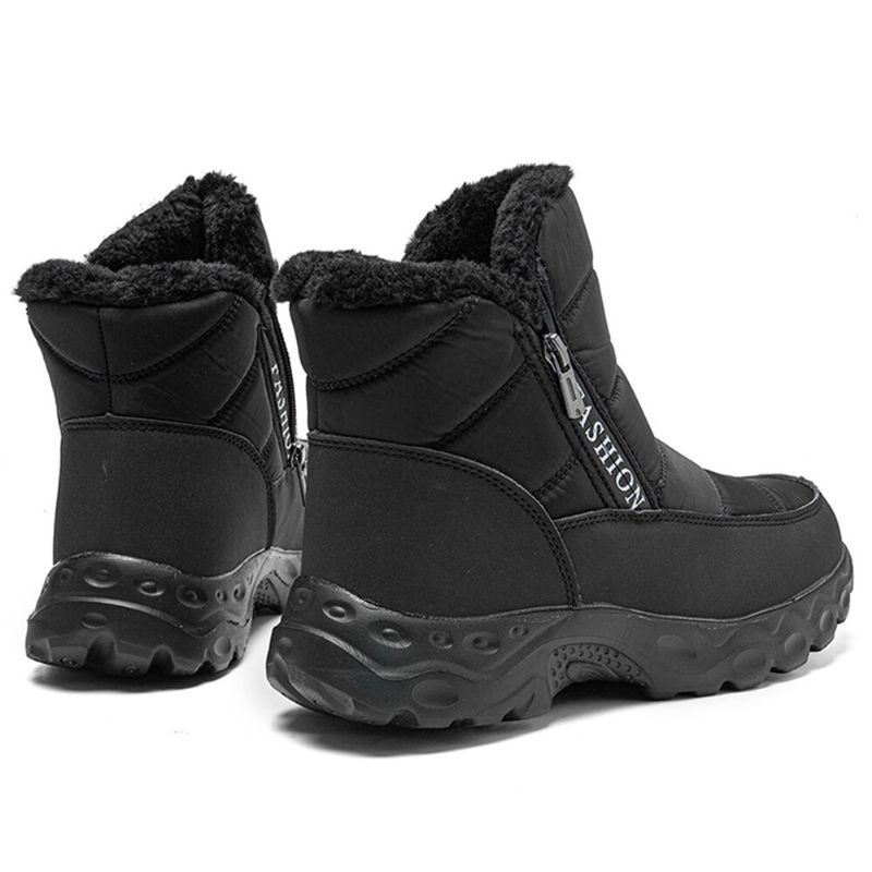 Heren Side-zip Design Winter Warm Gevoerde Outdoor Snowboots