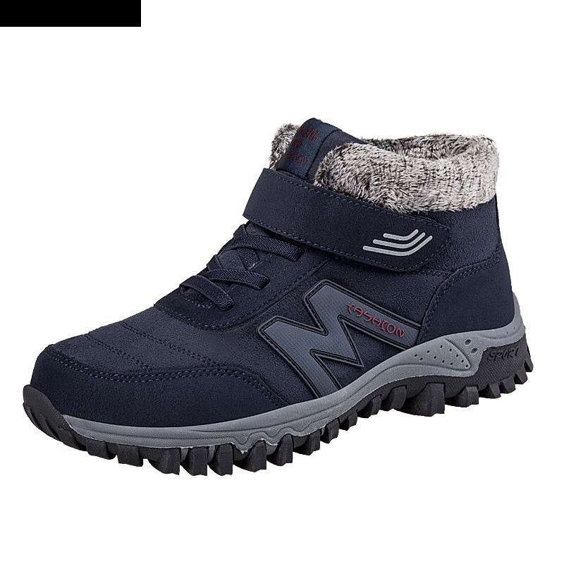 Heren Sofe Ademend Antislip Dikker Plus Fluwelen Warmte Casual Wandelschoenen Snowboots