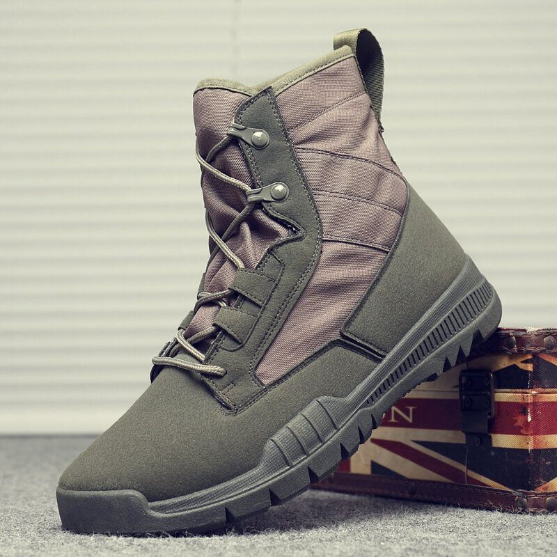 Heren Synthetische Suède Outdoor Antislip Outdoor Combat Boots