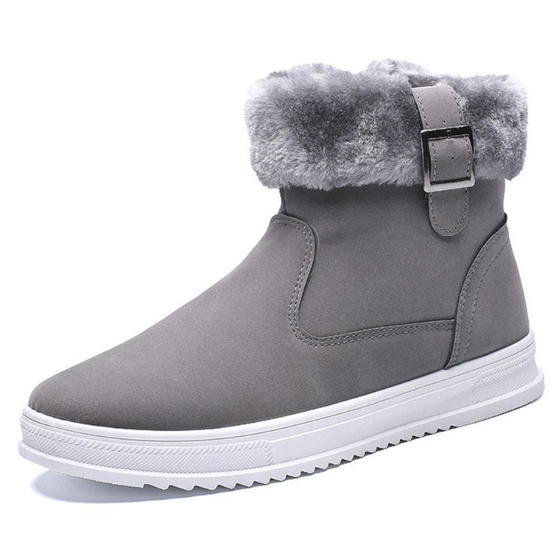 Heren Warme Voering Maat Gesp Snowboots