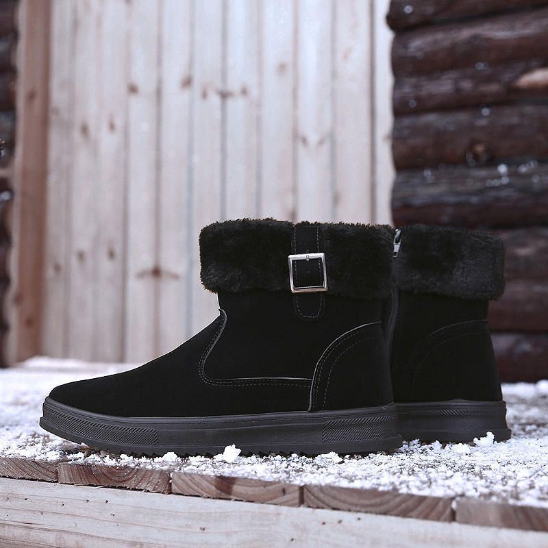 Heren Warme Voering Maat Gesp Snowboots