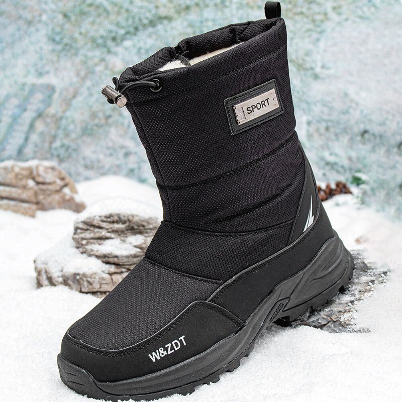 Heren Waterdicht Antislip Plus Fluwelen Dikker Warme Winter Outdoor Snowboots