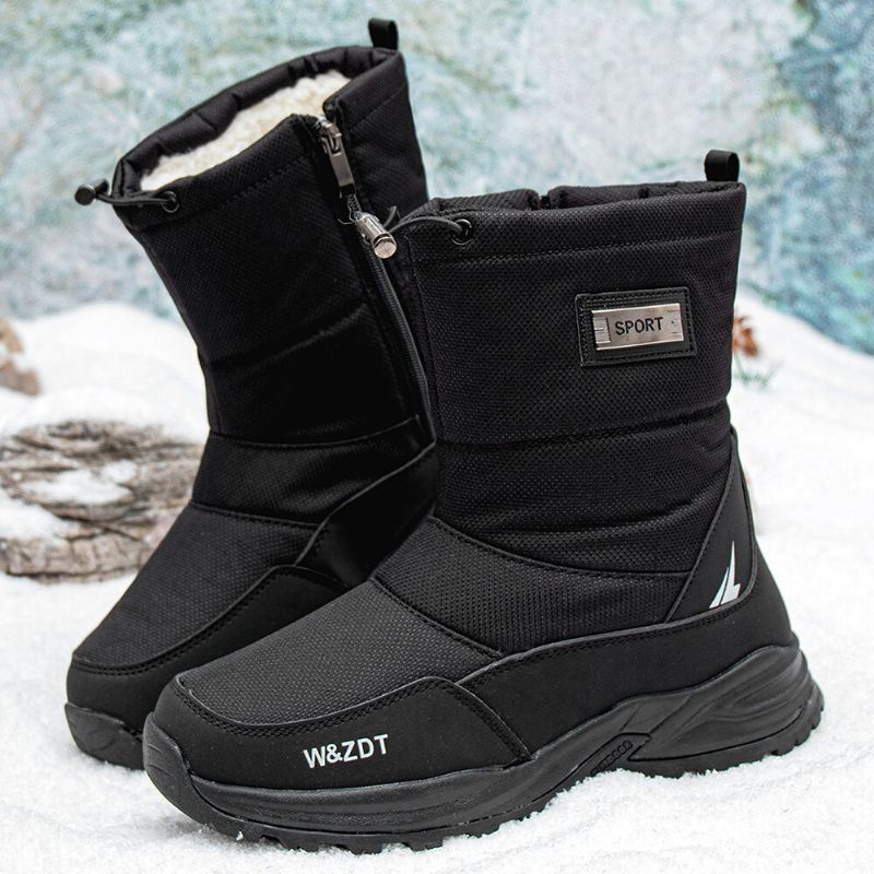 Heren Waterdicht Antislip Plus Fluwelen Dikker Warme Winter Outdoor Snowboots