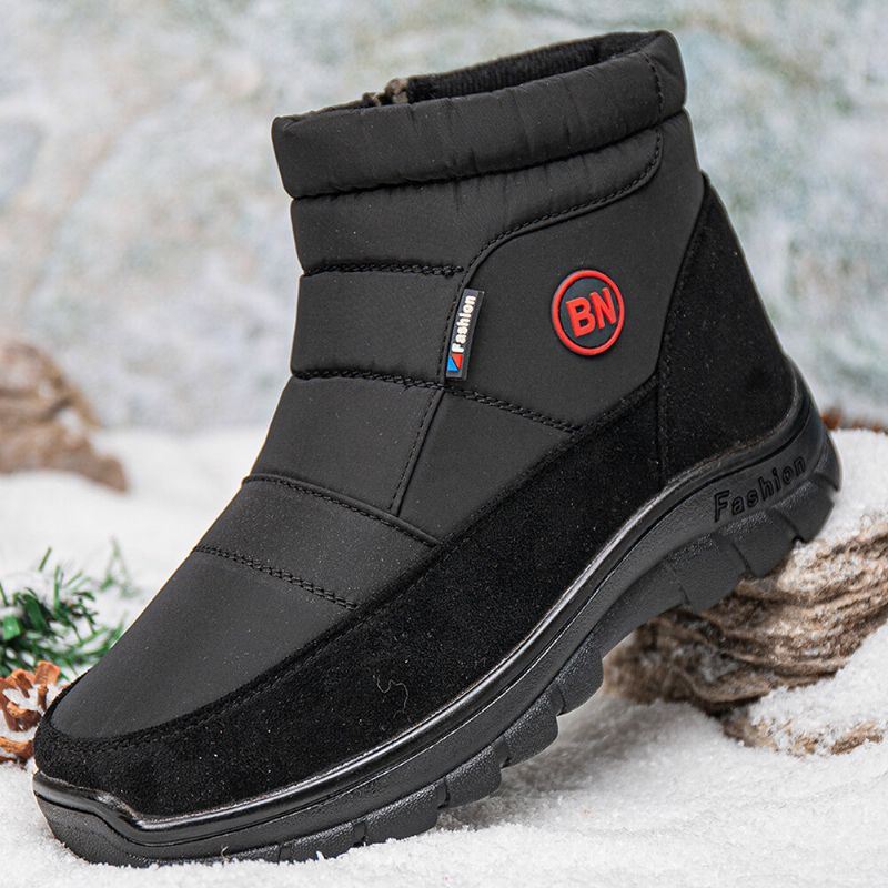 Heren Waterdichte Antislip Zijrits Winter Dikker Warme Snowboots