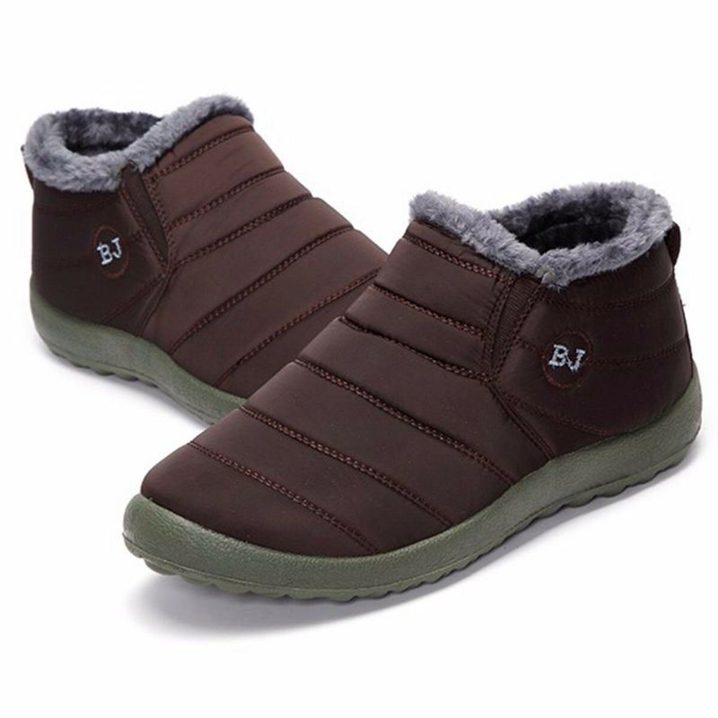 Heren Winter Katoen Warm Gevoerde Casual Outdoor Snowboots