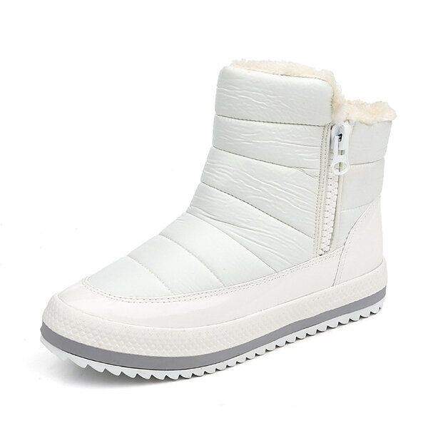 Snowboots Winter Dames Houd Warm Katoenen Schoenen Platte Outdoor Laarzen