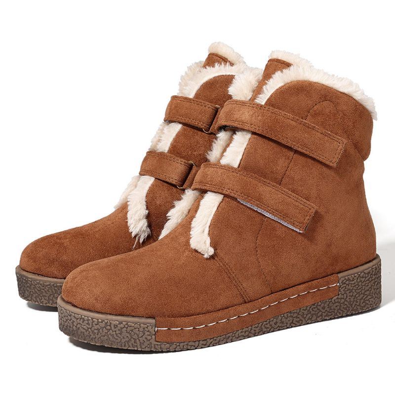 Winter Outdoor Keep Warm Dames Snowboots Met Klittenband