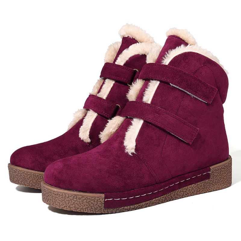 Winter Outdoor Keep Warm Dames Snowboots Met Klittenband