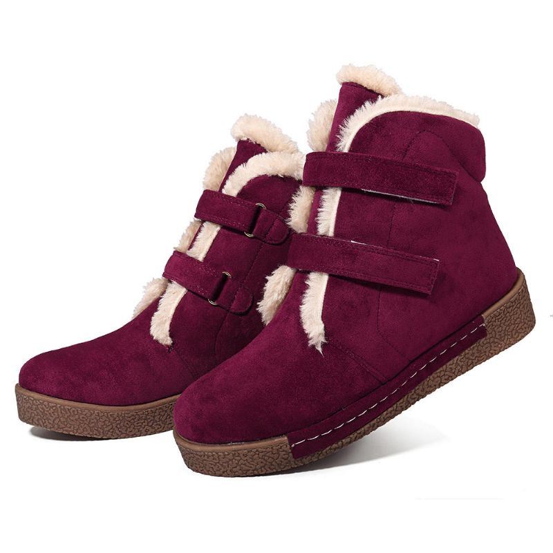 Winter Outdoor Keep Warm Dames Snowboots Met Klittenband