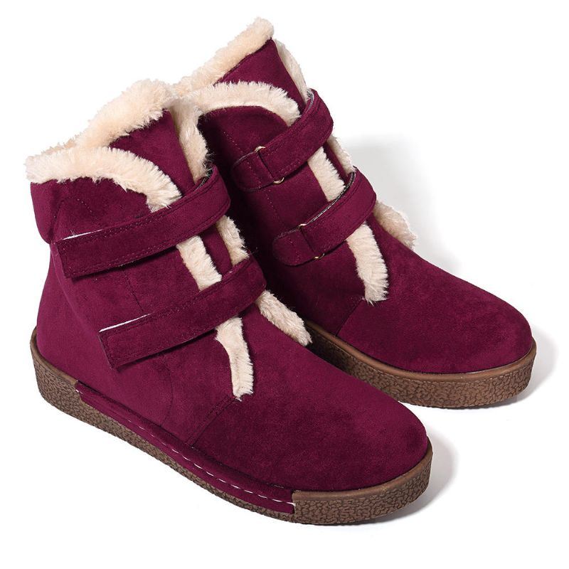 Winter Outdoor Keep Warm Dames Snowboots Met Klittenband